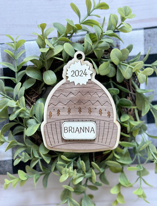 Personalized Beanie Ornament