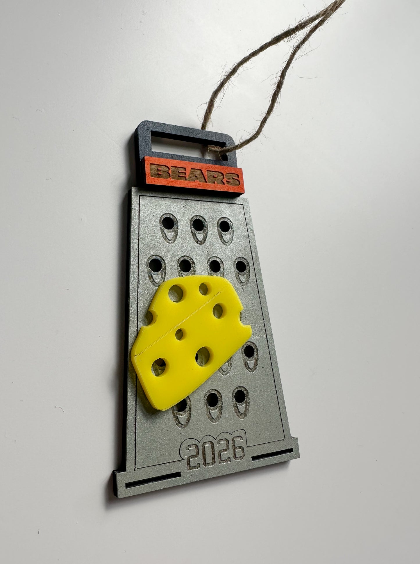 Bears “Cheese Grater” Rivalry Ornament / Magnet – 2026 Edition