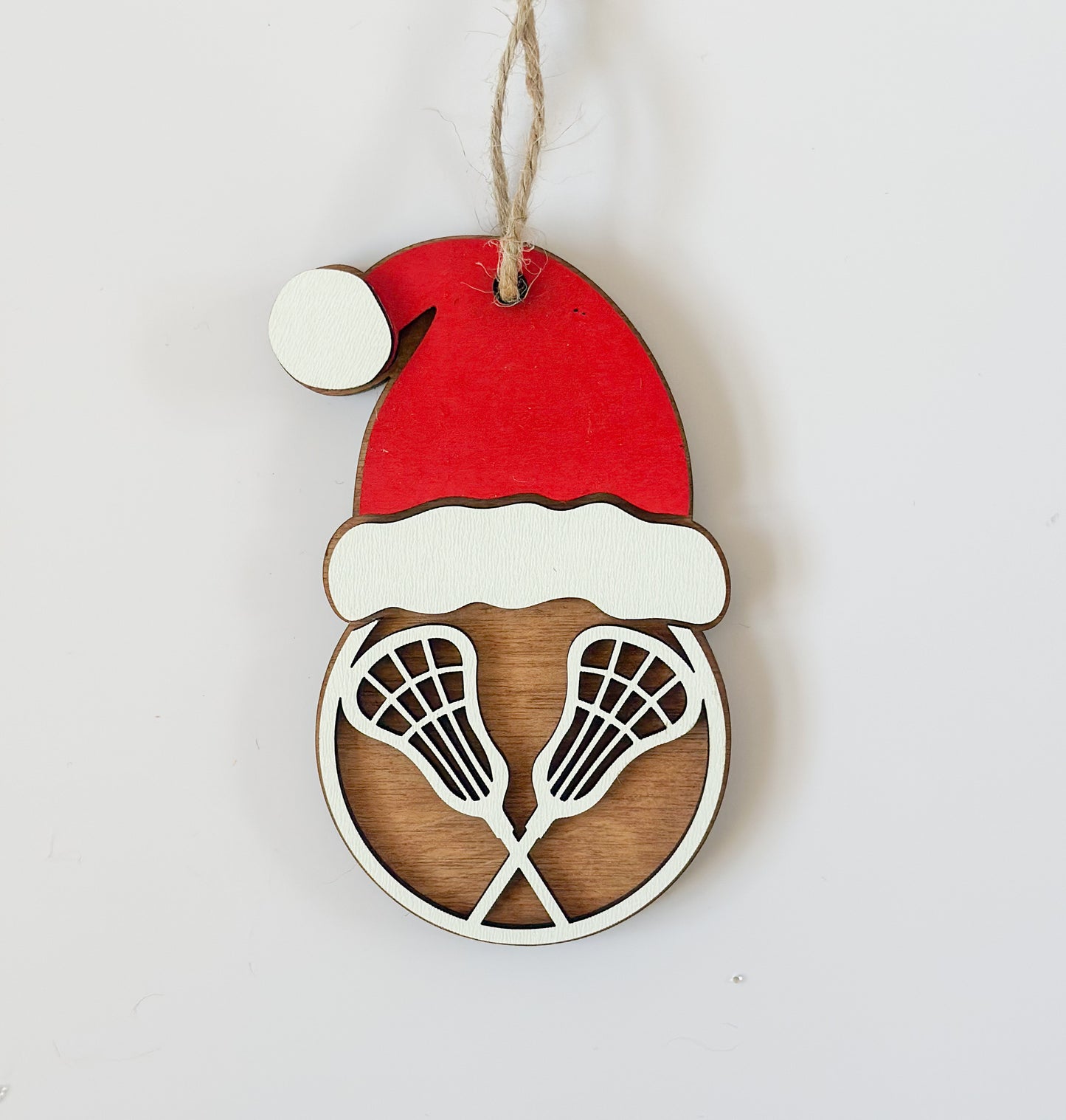 Sports Santa Hat Ornaments