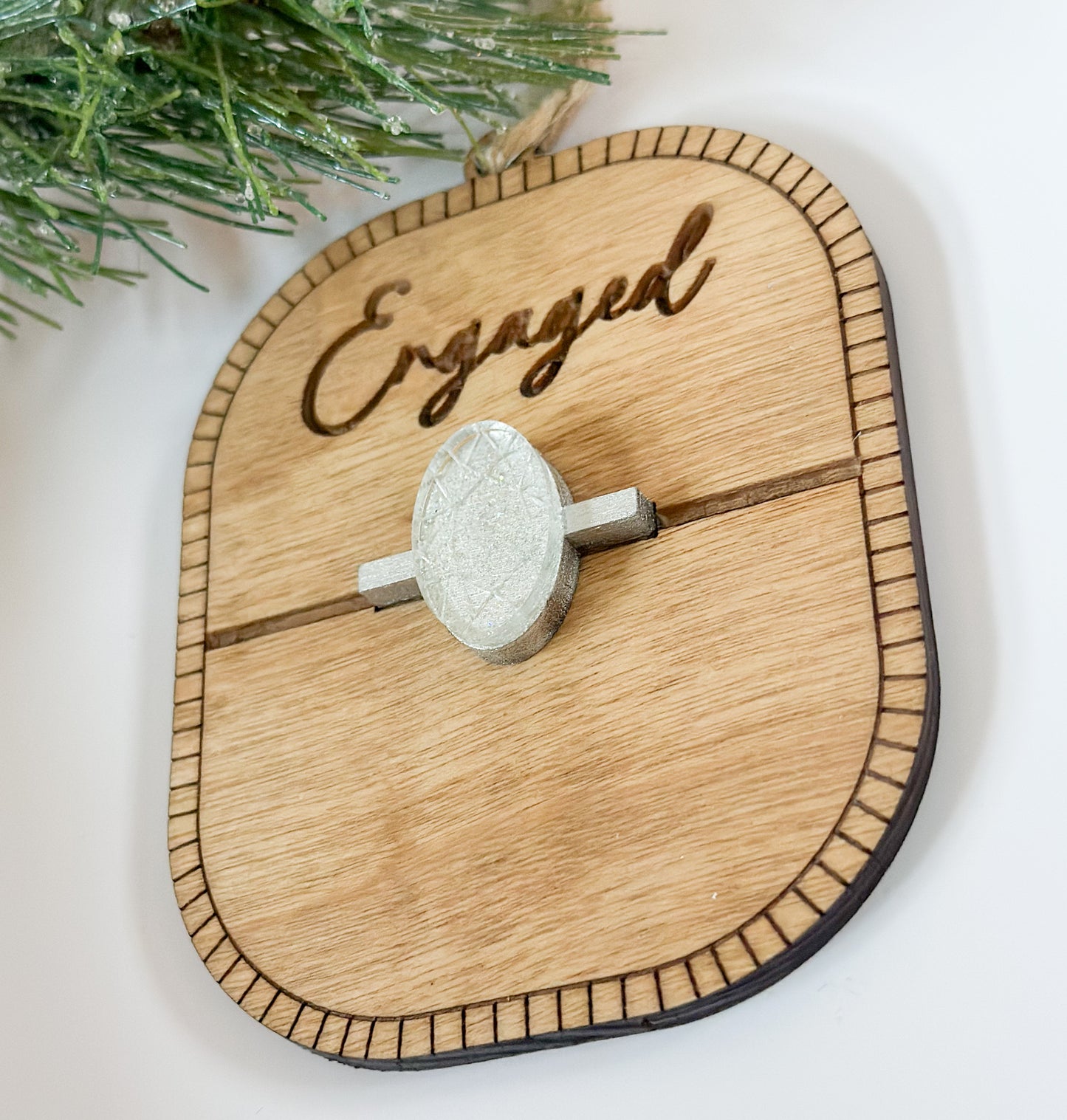 Engaged Ring Ornament