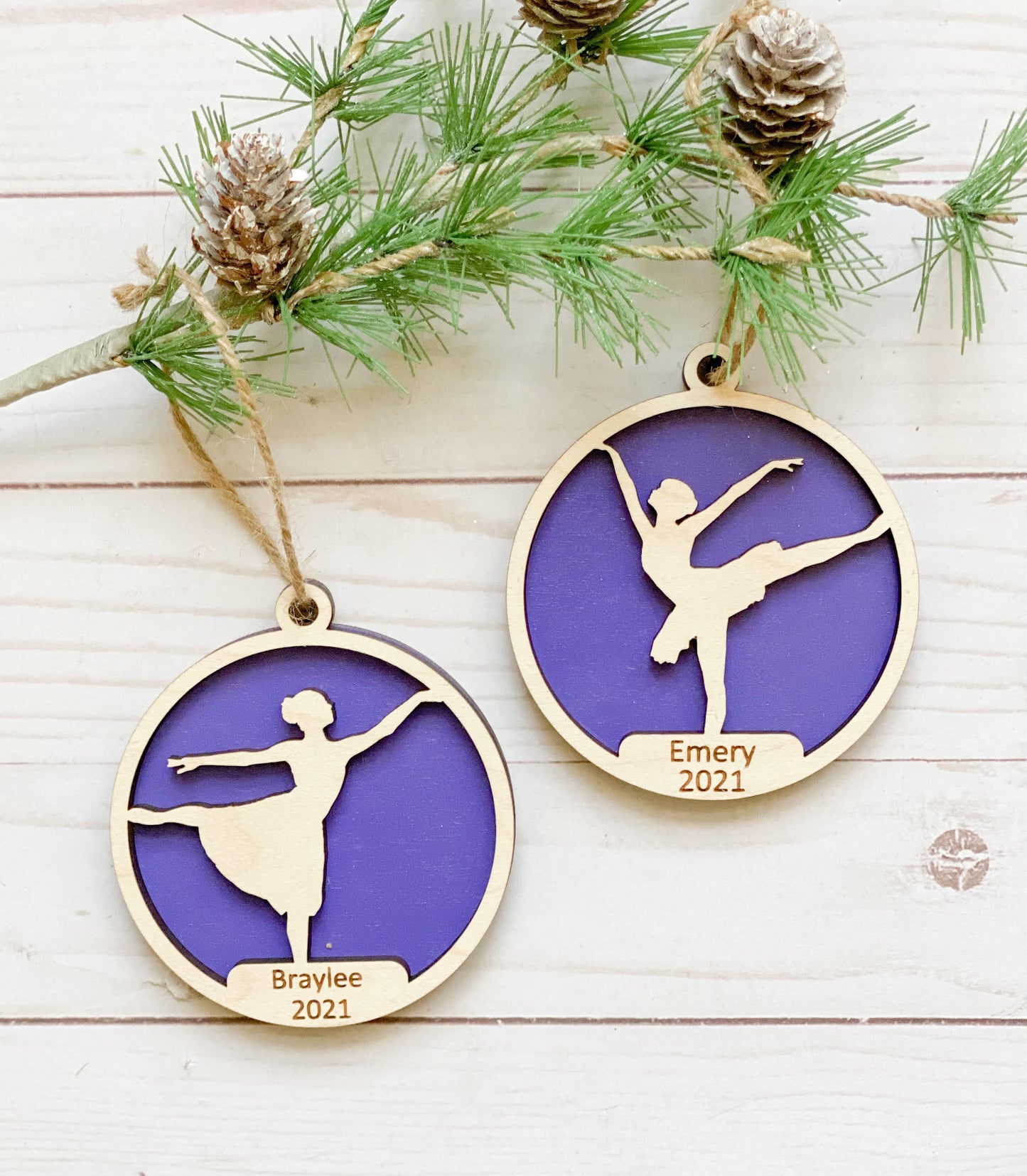 Girls Sports Ornaments