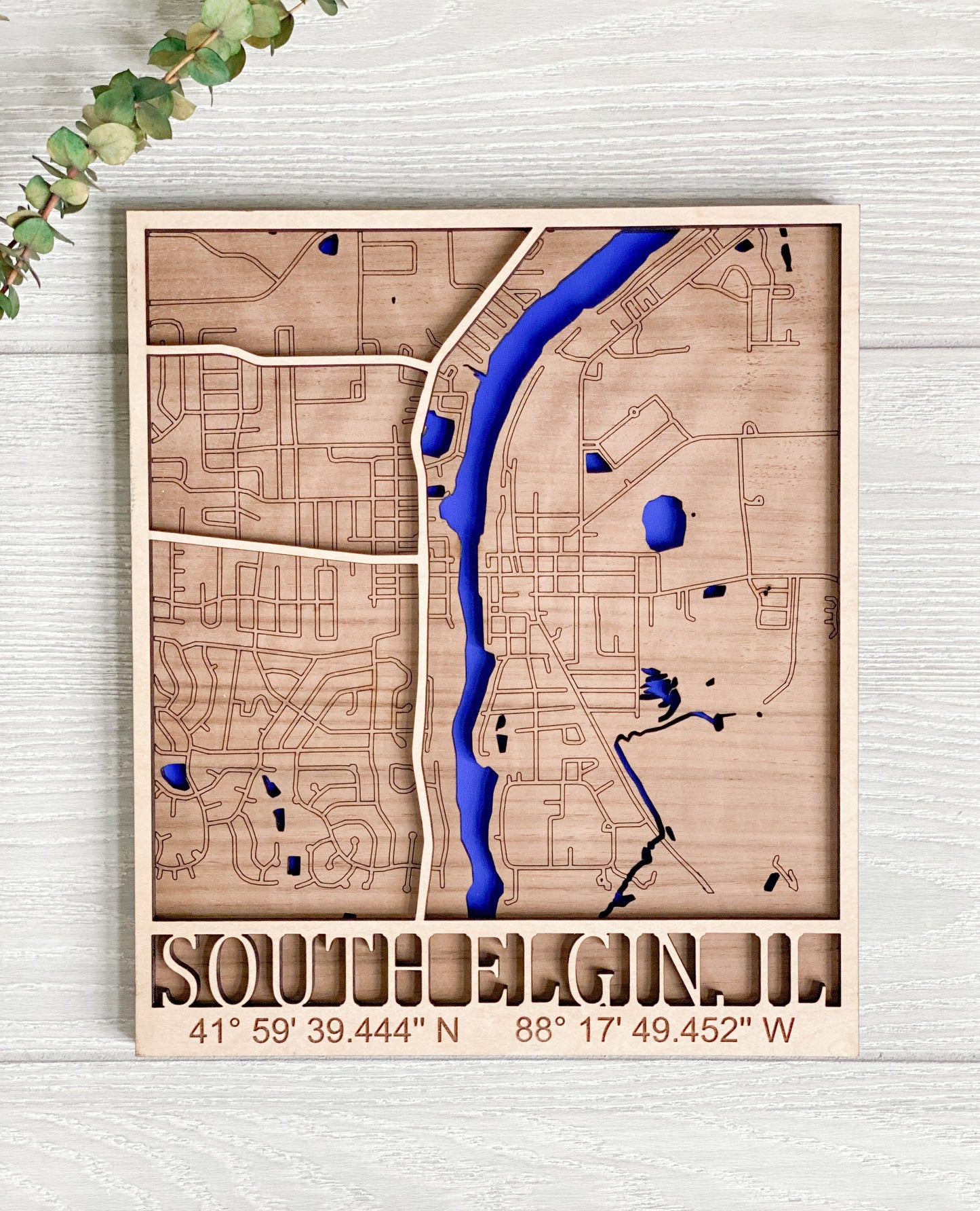 South Elgin, IL City Map