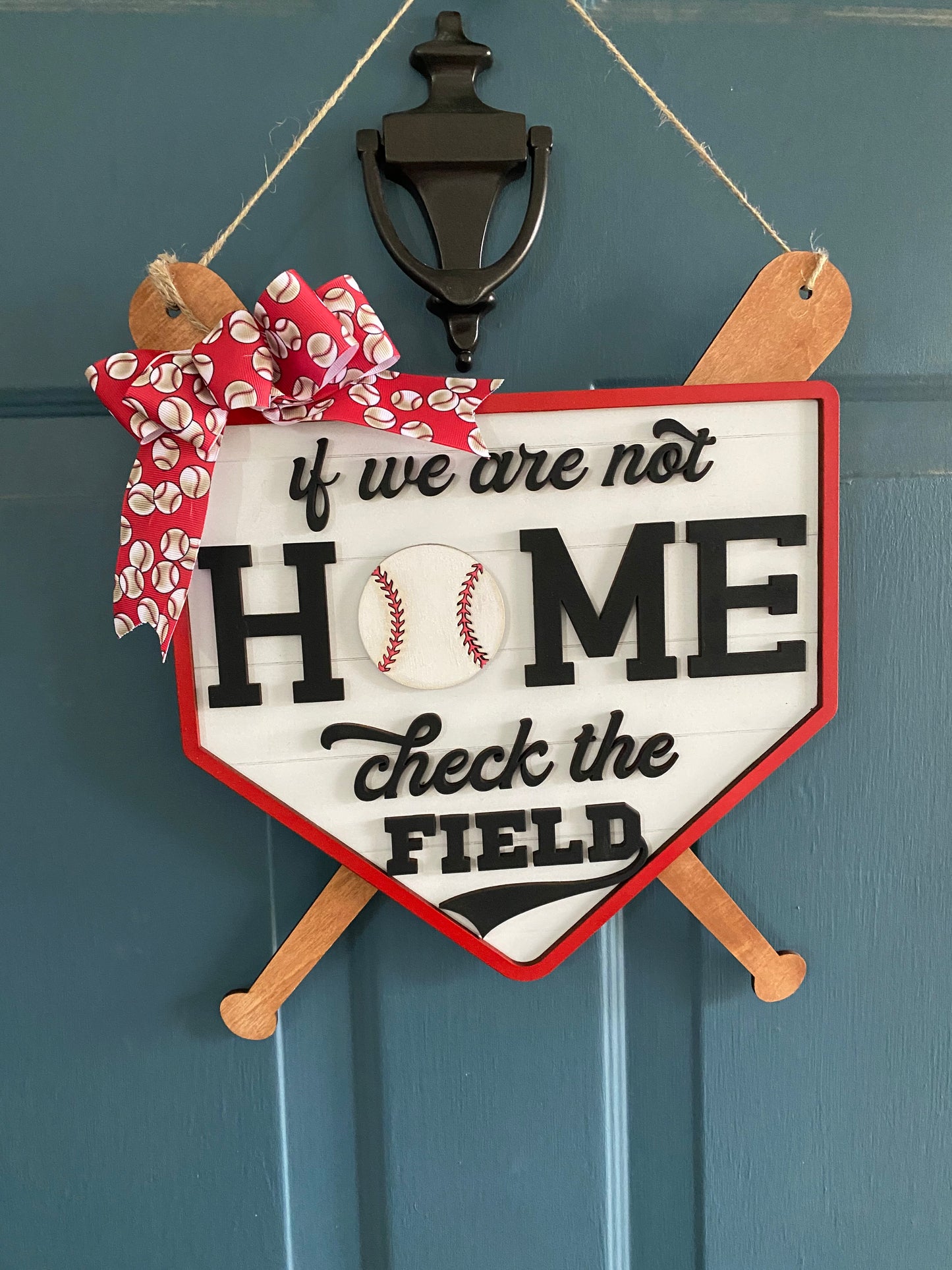 baseball door hanger