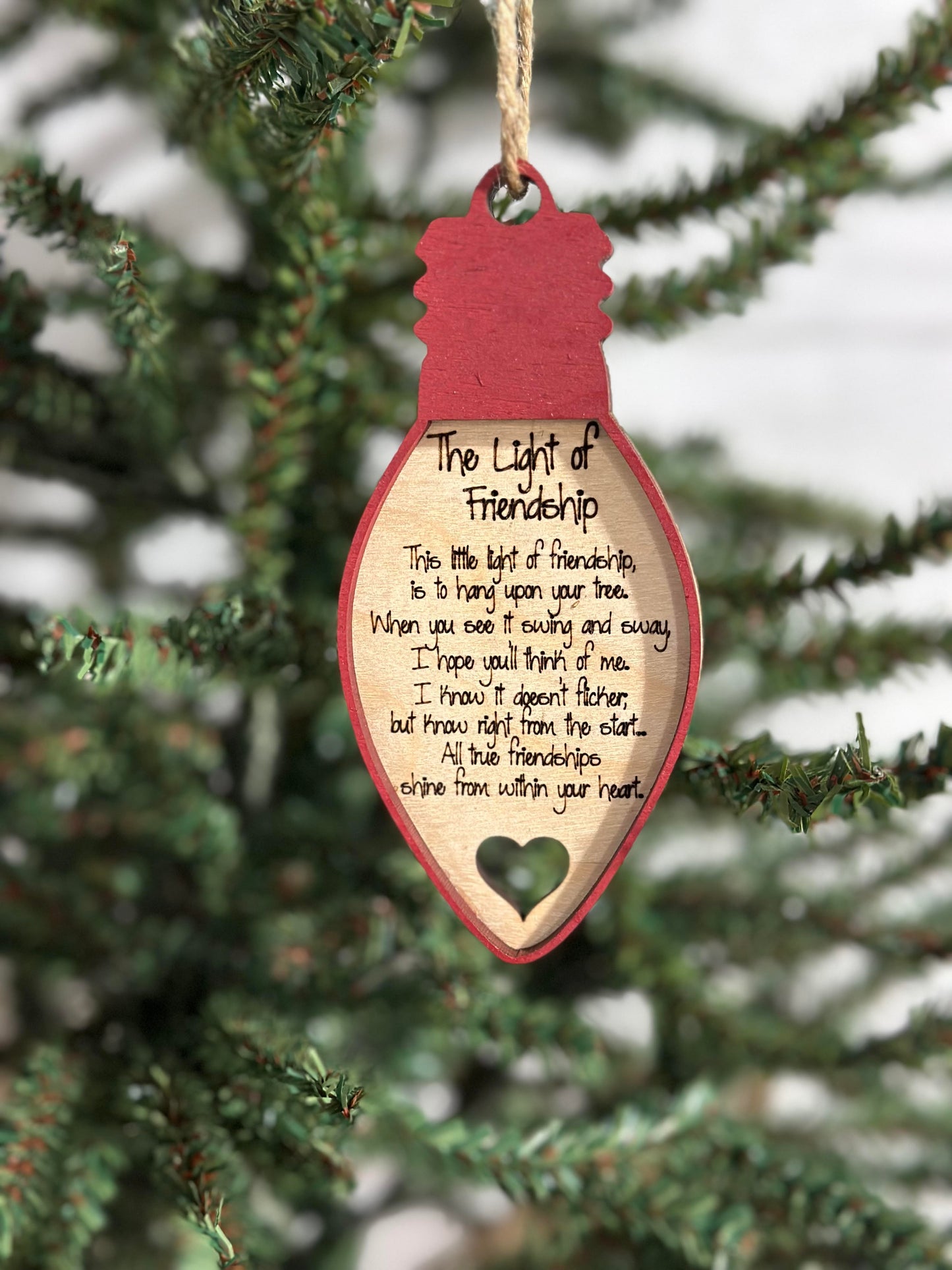 Light of Friendship Ornament