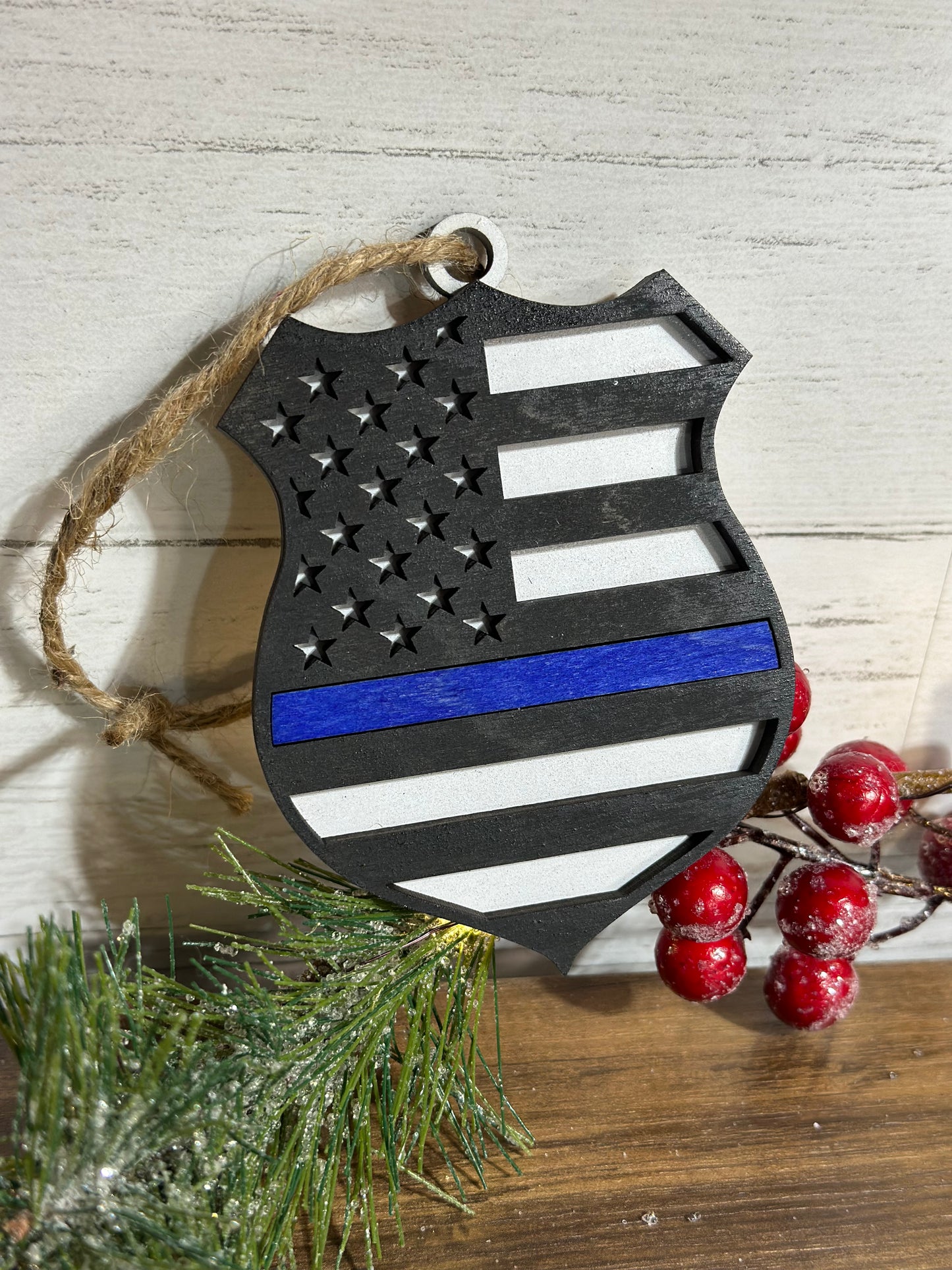 Police Badge Ornament