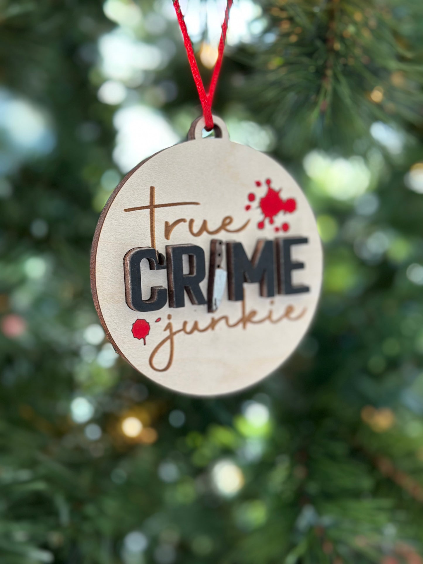 True Crime Ornament