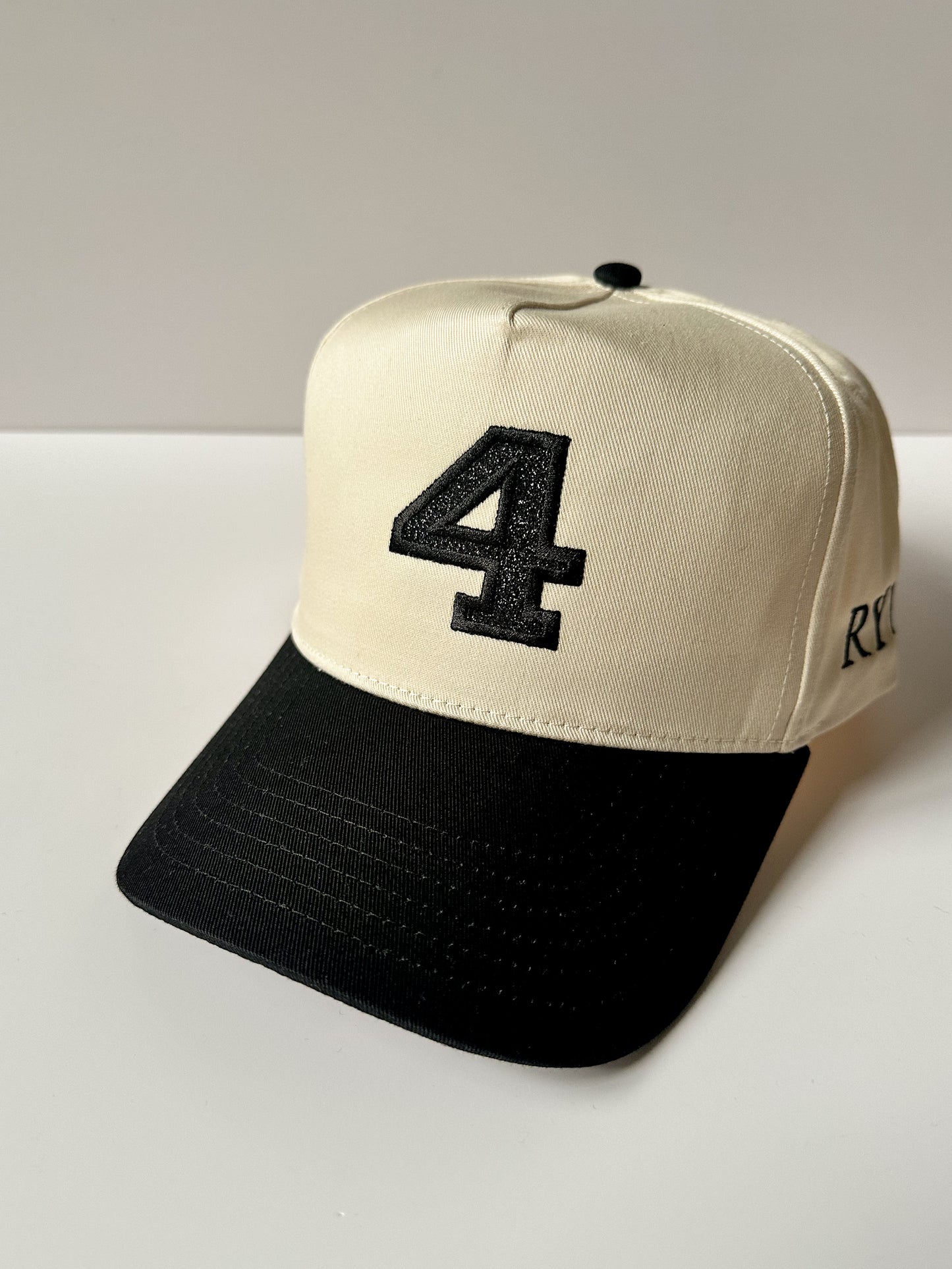 Personalized Glitter Number Embroidered Hat