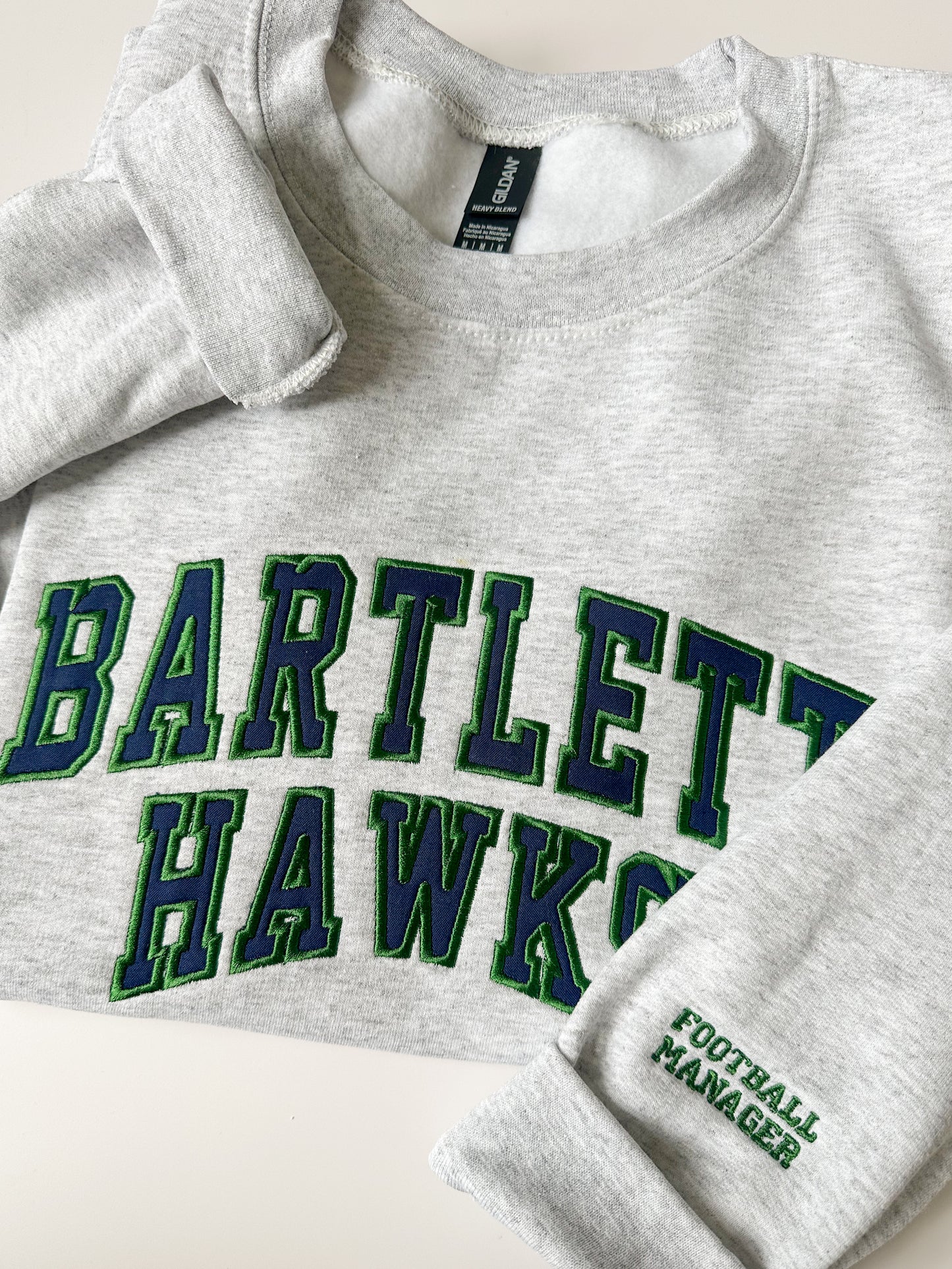 Bartlett Hawks Embroidered Sweatshirt