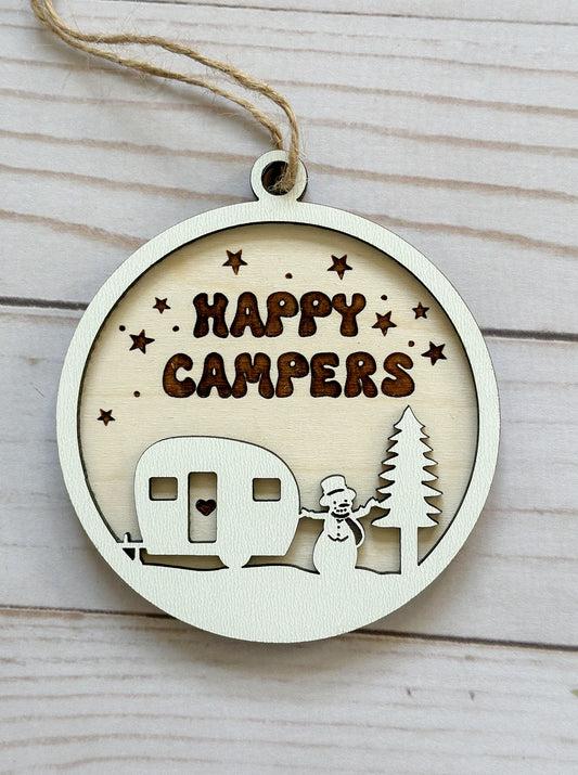 Happy Campers Ornament