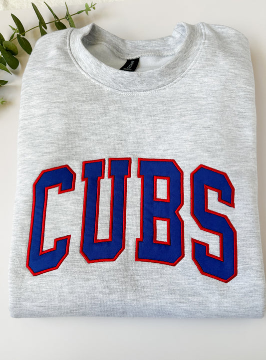 Cubs Embroidered Sweatshirt