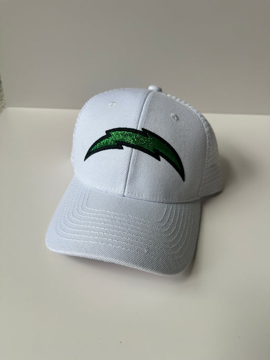 Chargers Lightning Bolt Embroidered Hat
