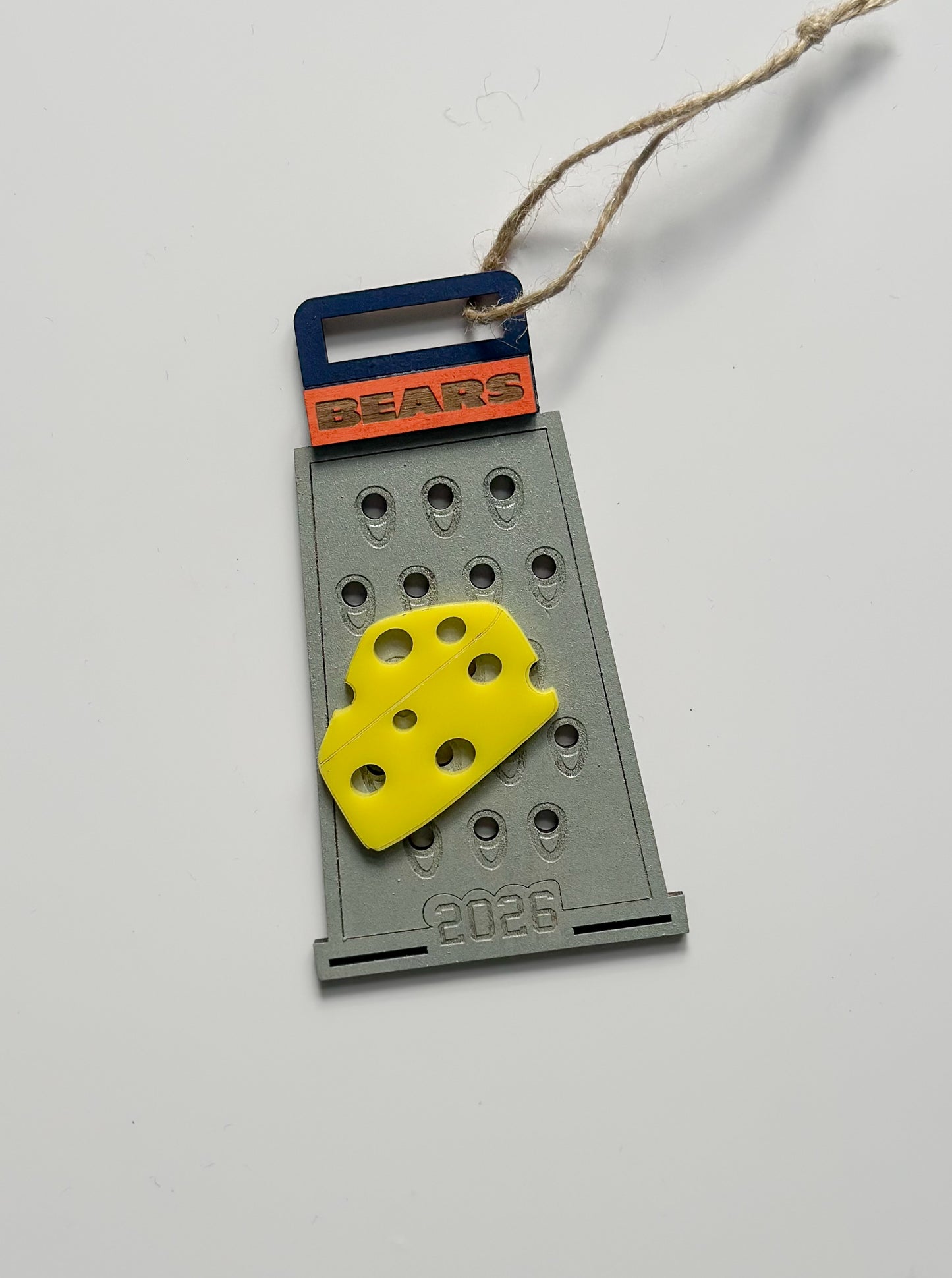 Bears “Cheese Grater” Rivalry Ornament / Magnet – 2026 Edition
