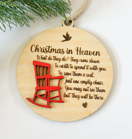 Christmas in Heaven Ornament