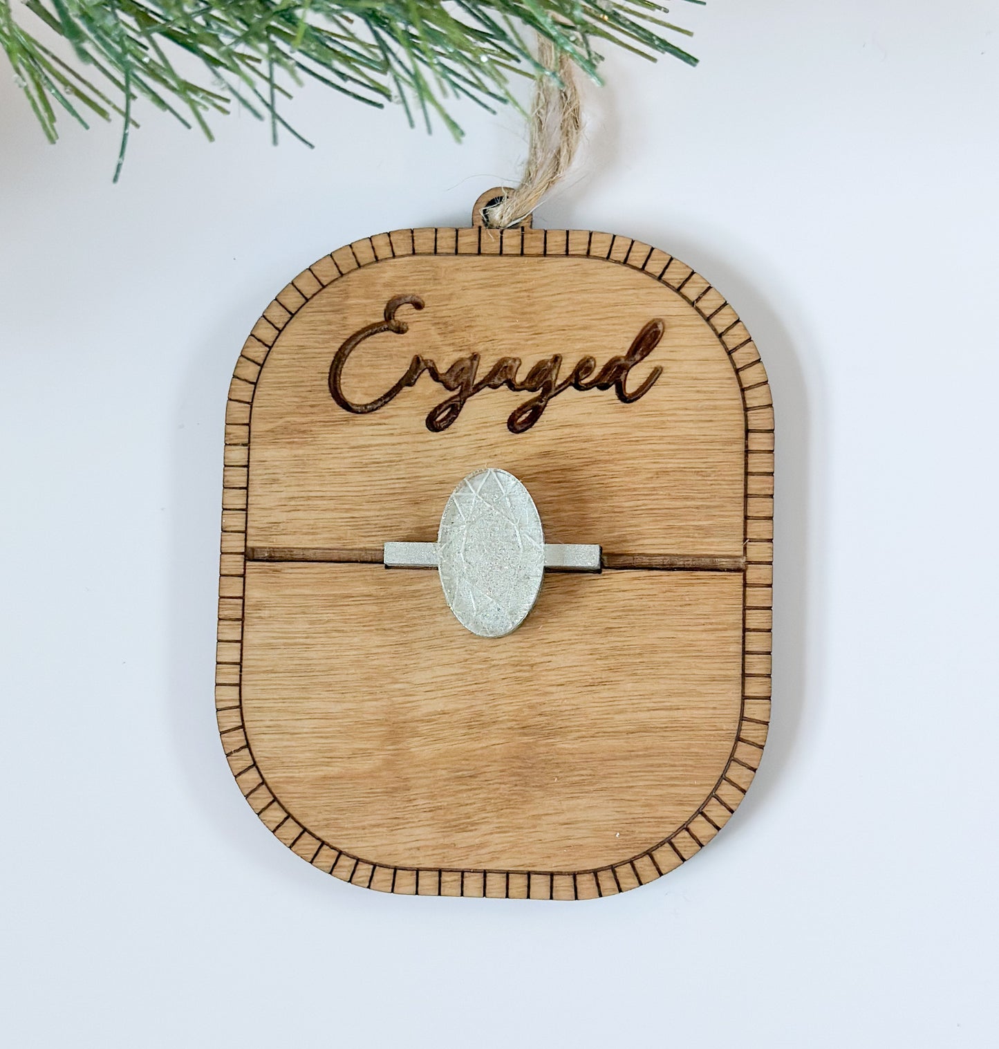 Engaged Ring Ornament