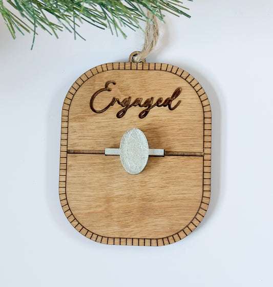 Engaged Ring Ornament