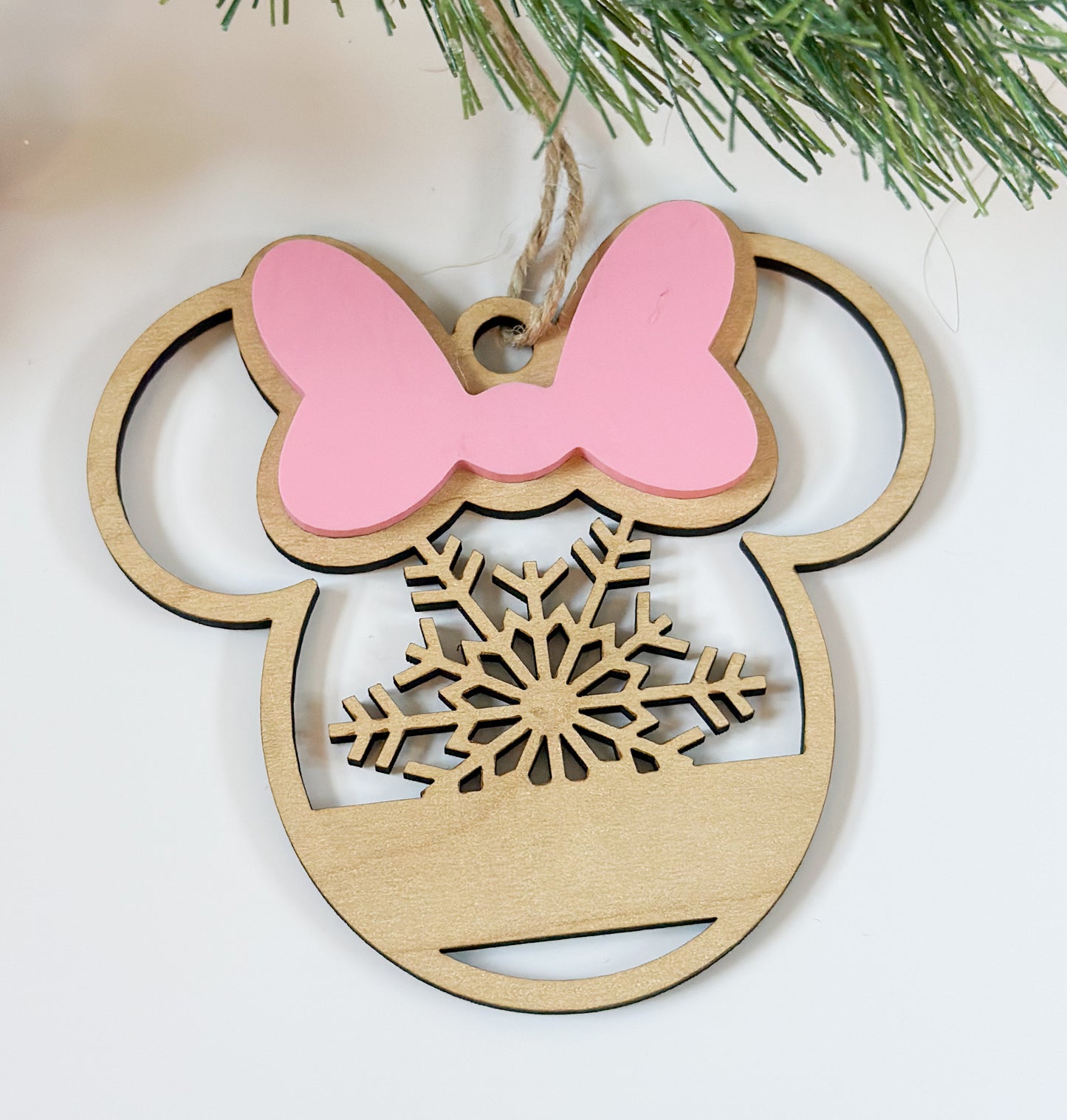 Mouse With Bow Ornament