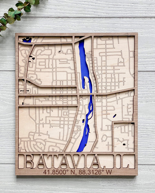 Batavia, IL Map
