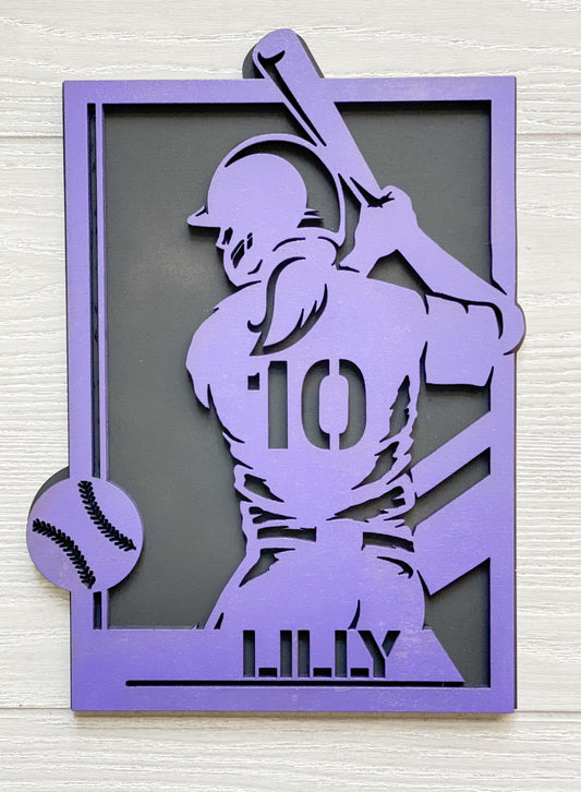 Girls Softball Plaque