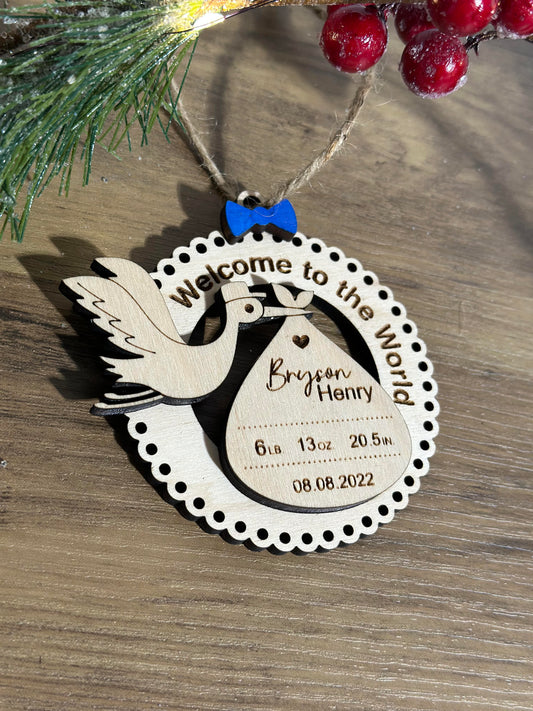 Stork Ornament