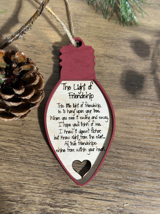 Light of Friendship Ornament