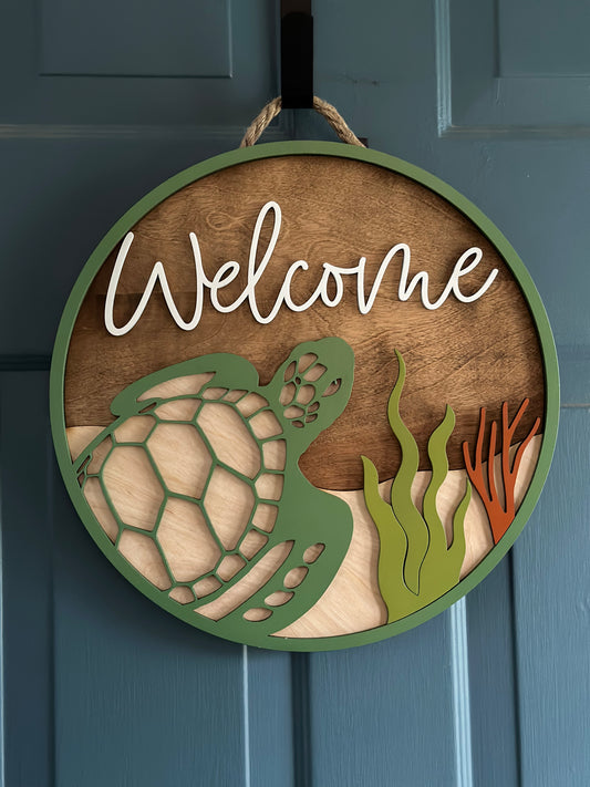 Sea Turtle Door Hanger