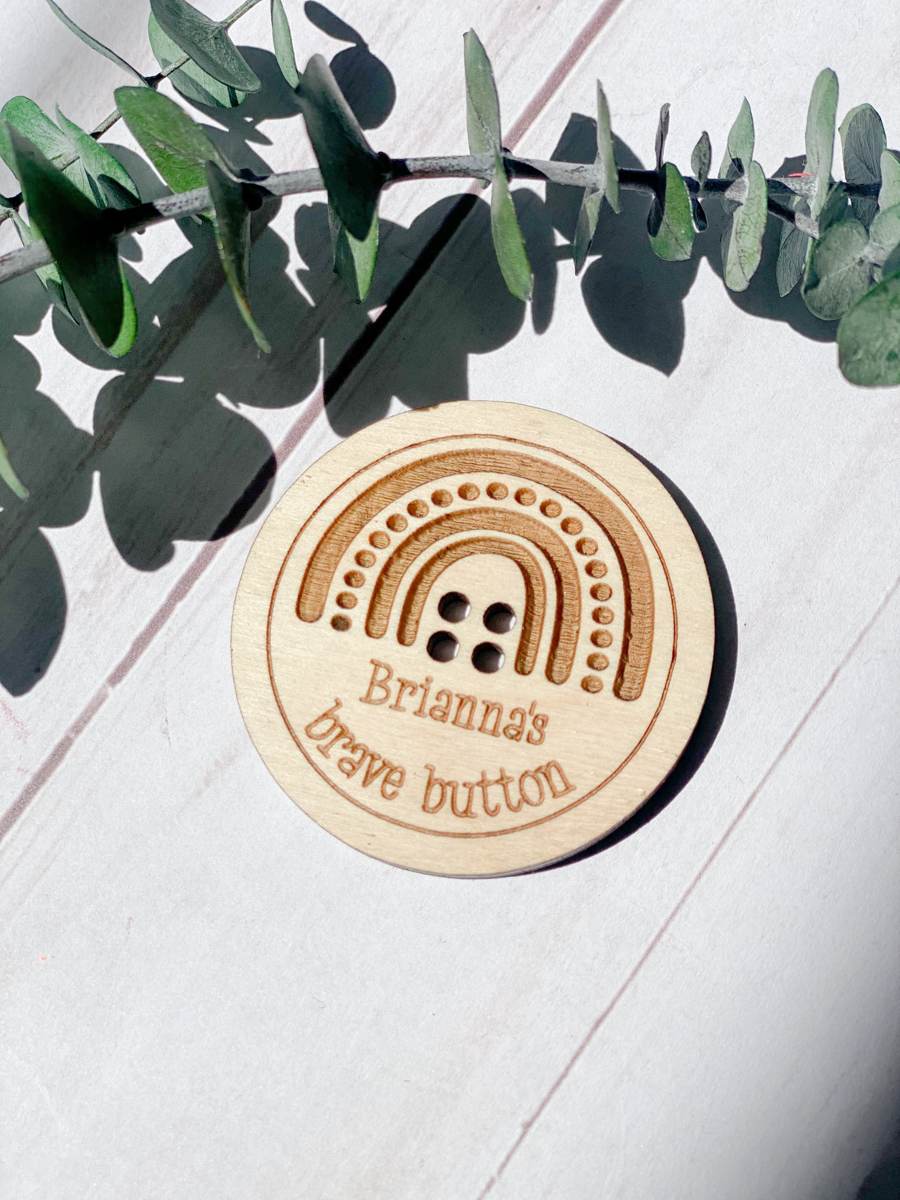Brave Button – SignedByCrystal