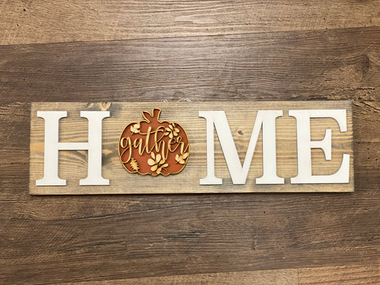 Interchangeable Home Sign