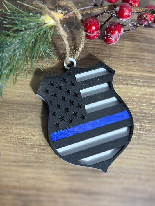 Police Badge Ornament