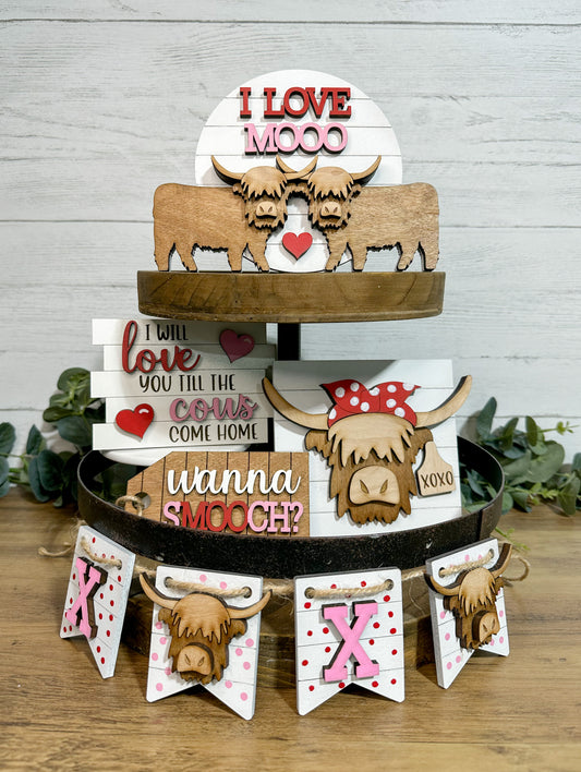Valentines Tiered Tray Set