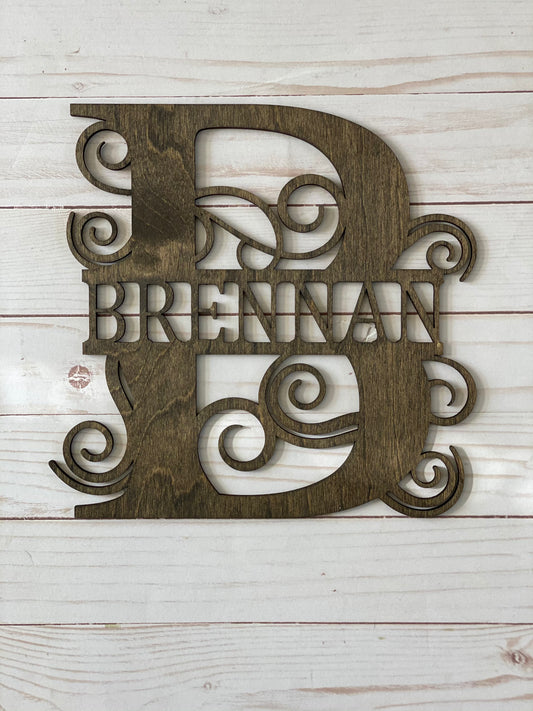Last Name Monogram